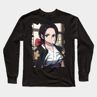 NICO ROBINN ANIME MERCHANDISE Long Sleeve T-Shirt